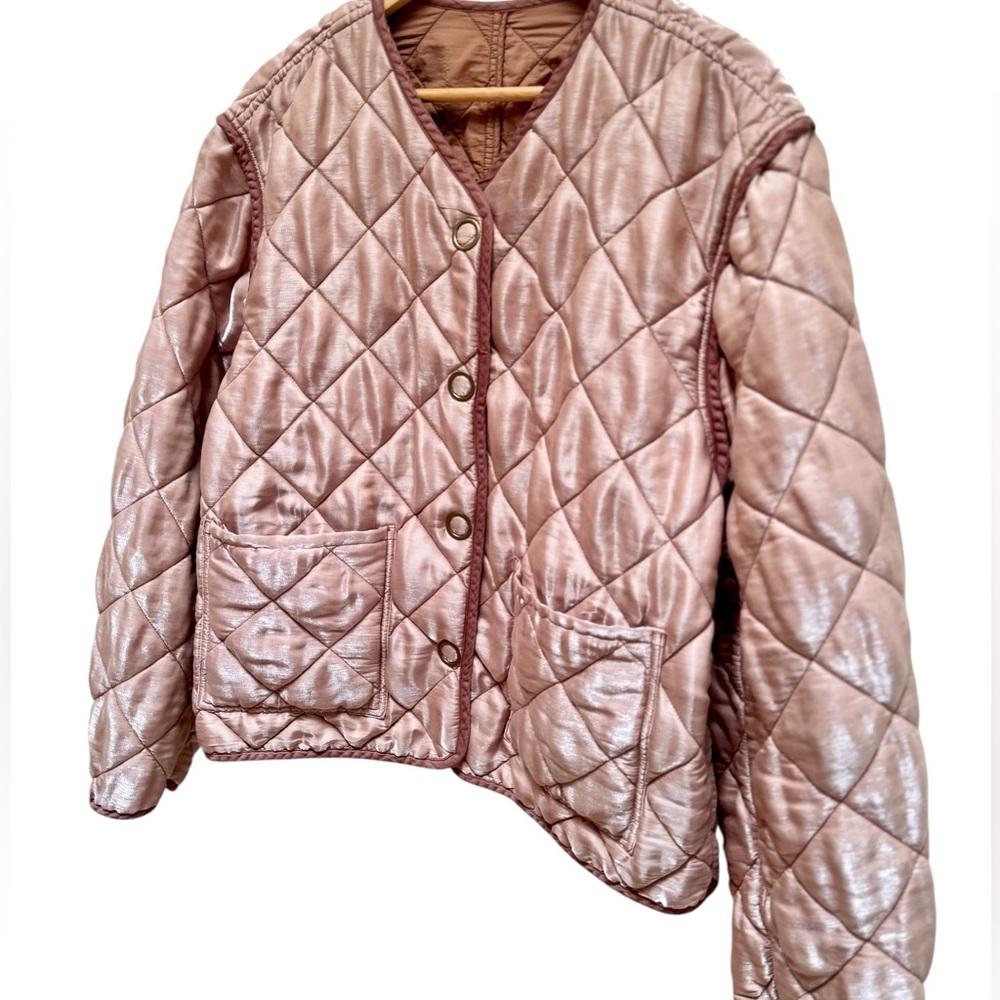 Forte_forte Reversible Quilted Satin Jacket - Picture 11 of 16